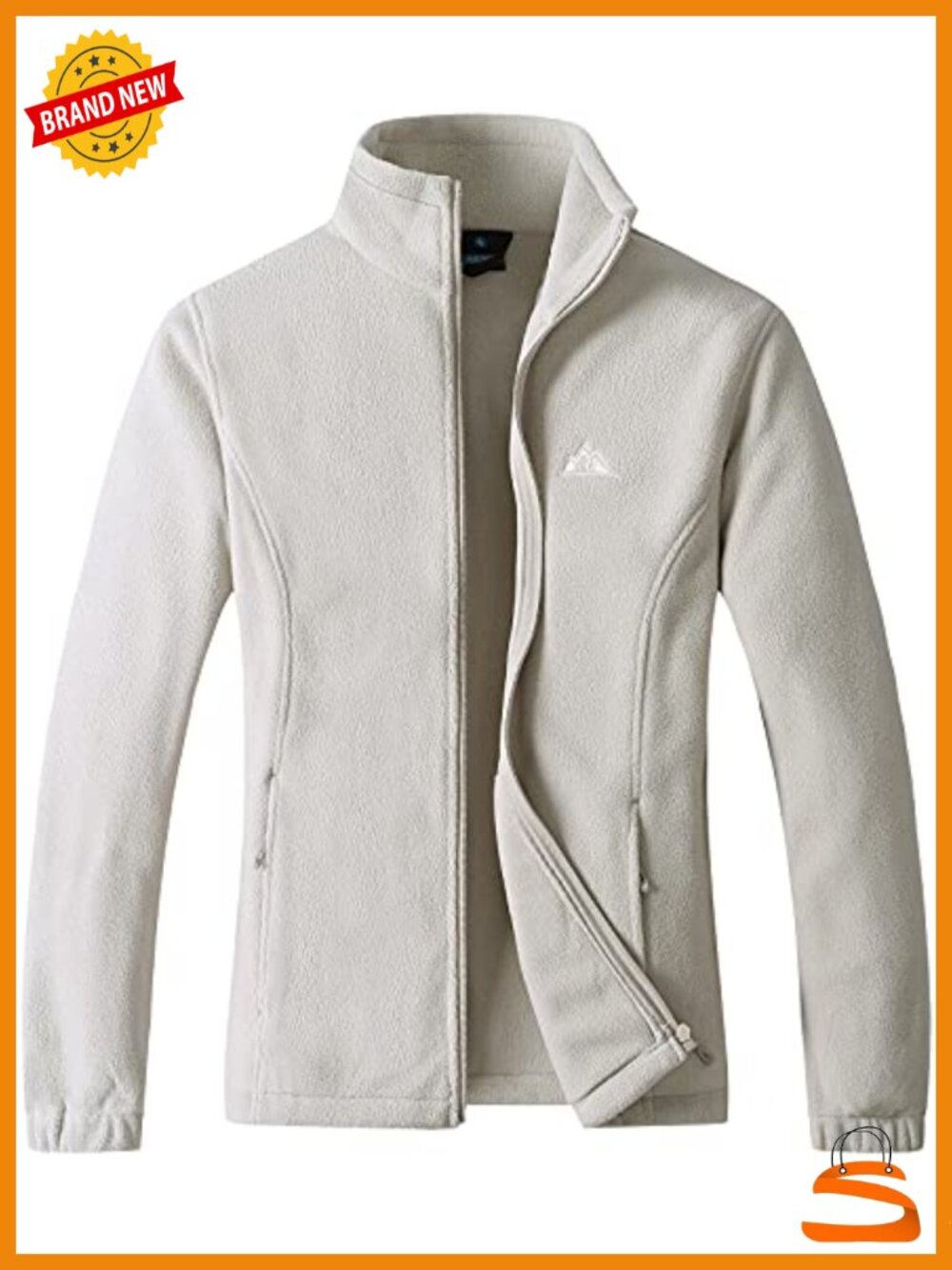Women's Full Zip Polar Fleece Jacket Outdoor Coat